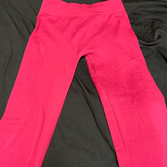 Pants - Pink thick leggings